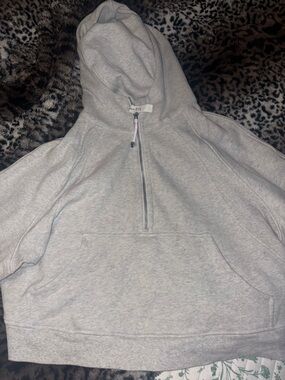 lululemon athletica Light Gray Full-Zip scuba